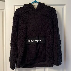 Champion fuzzy pullover hoodie